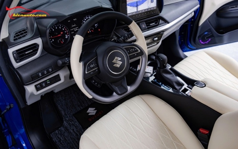 Bọc ghế da Suzuki Swift giúp tăng thẩm mỹ nội thất xe, giữ vệ sinh sạch sẽ