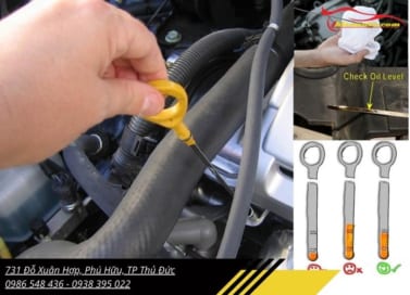 Thay nhớt xe ô tô và kiểm tra nhớt cực kì đơn giản