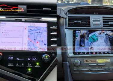 Độ màn hình Toyota Camry bằng Icar S5 Basic