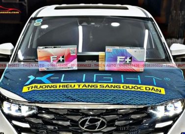 Độ đèn bi led Mini Module X-Light F+ cho Hyundai Custin