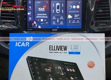 Độ màn hình Toyota Fortuner bằng ICAR Elliview UE Lite