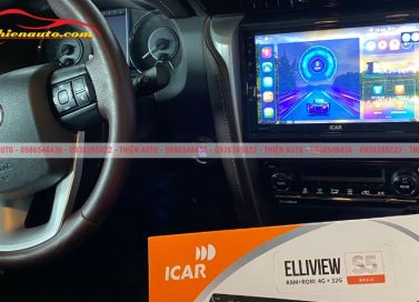 Độ màn hình liền camera 360 Icar Elliview S5 Basic cho Toyota Fortuner