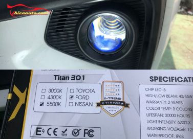 Độ đèn xe có đăng kiểm được không?