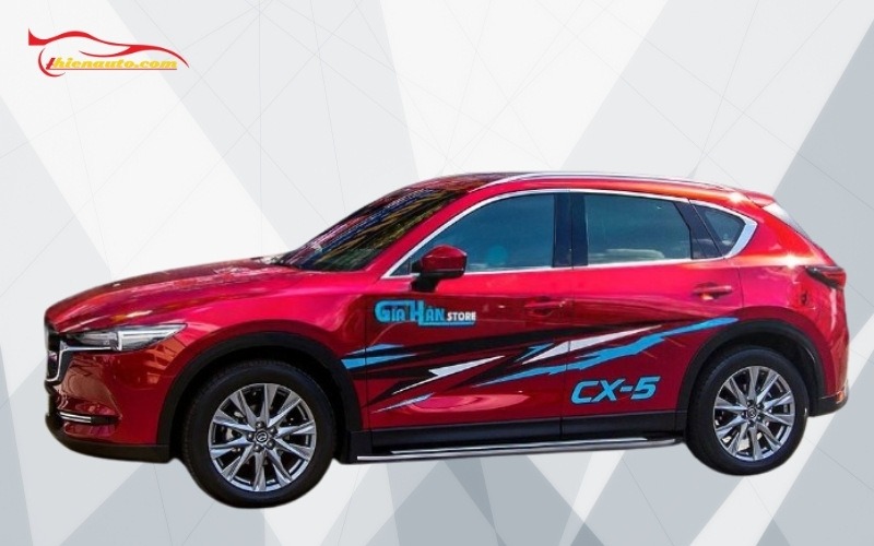Hình ảnh một số mẫu dán tem CX5 tại Thiện Auto