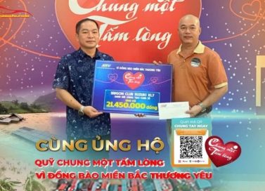 Cộng đồng XL7 Sài Gòn ủng hộ miền Bắc 21.450.000 đồng
