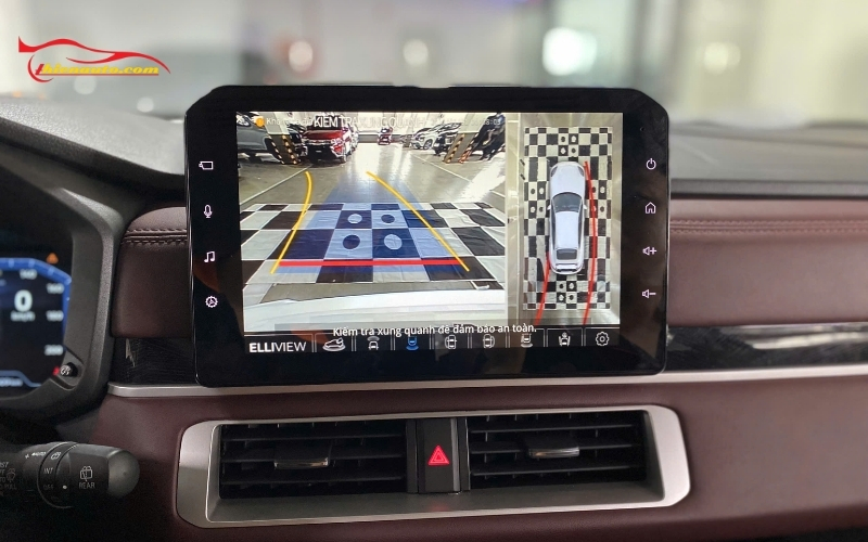 Camera 360 Mitsubishi Xpander hoạt động tốt và sắc nét ngay cả khi trời mưa và ban đêm