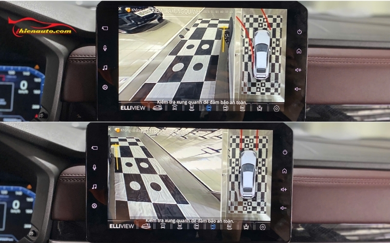 Thiện Auto lắp đặt camera 360 Xpander mẫu Ellicam V6 Basic mới nhất