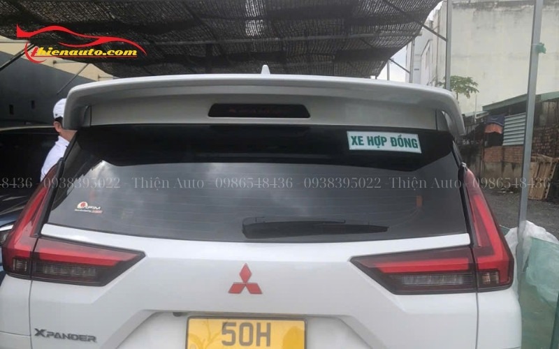 Đuôi gió Xpander có kích thước phù hợp với đuôi, cải thiện khi động học