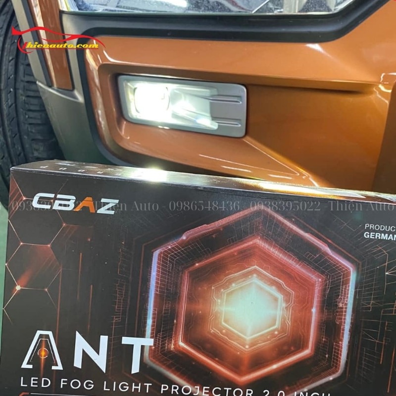 Xpander độ đèn bi gầm WASP thương hiệu Aozoom