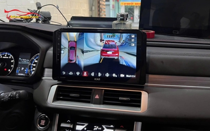 Mitsubishi Xpander lên màn hình liền camera 360 Icar nét căng