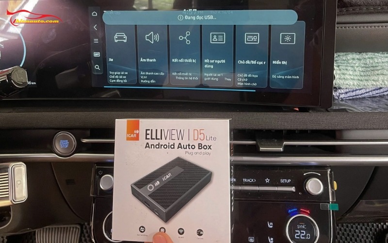  Hyundai Tucson 2025 lắp mẫu Android Box ICAR Elliview D5 Lite