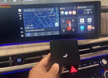 Lắp android box cho Hyundai SantaFe