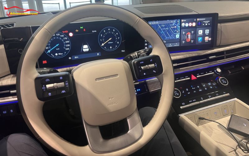 Lắp android box cho Hyundai SantaFe Bảng giá lắp Android Box Hyundai SantaFe
