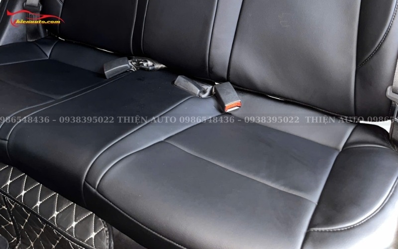 Bọc da ghế ô tô Accent 2021 - 2023 - 2024 Hình ảnh cận chất da khi may bọc ghế da Hyundai Accent tại Thiện Auto