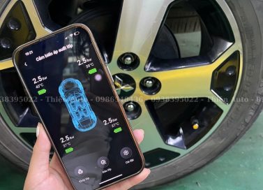 Cảm biến áp suất lốp Mitsubishi Xpander theo dõi áp suất và nhiệt độ lốp theo thời gian thực