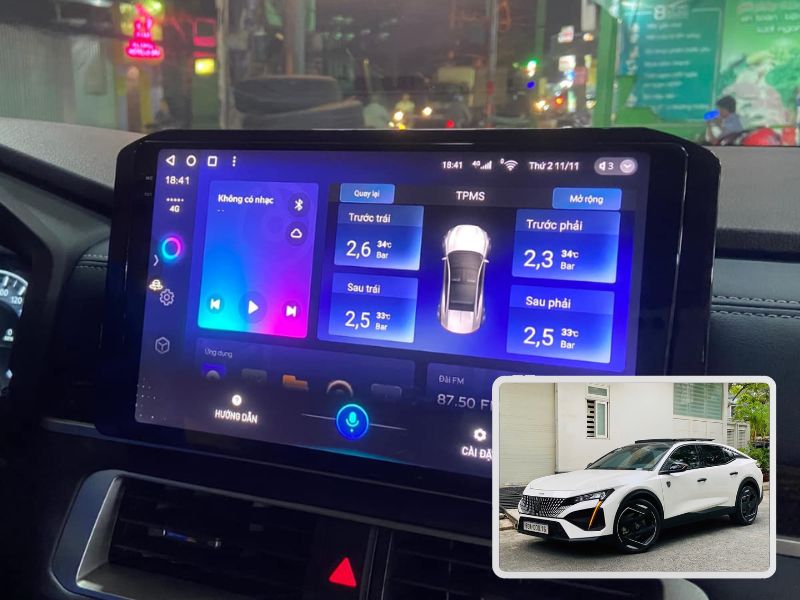 Cảm biến áp suất lốp Peugeot 408