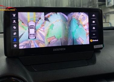 Màn hình liền camera 360 giúp quan sát toàn cảnh ngay trực tiếp trên màn hình android