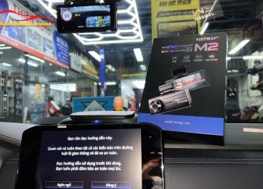 Lắp camera hành trình Vietmap Speedmap M2 tại Thiện Auto