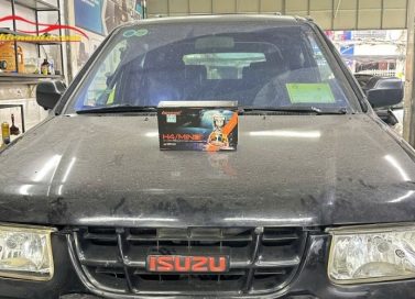 Độ đèn Isuzu Hi - lander bằng đèn Led mini H4 AOZOOM