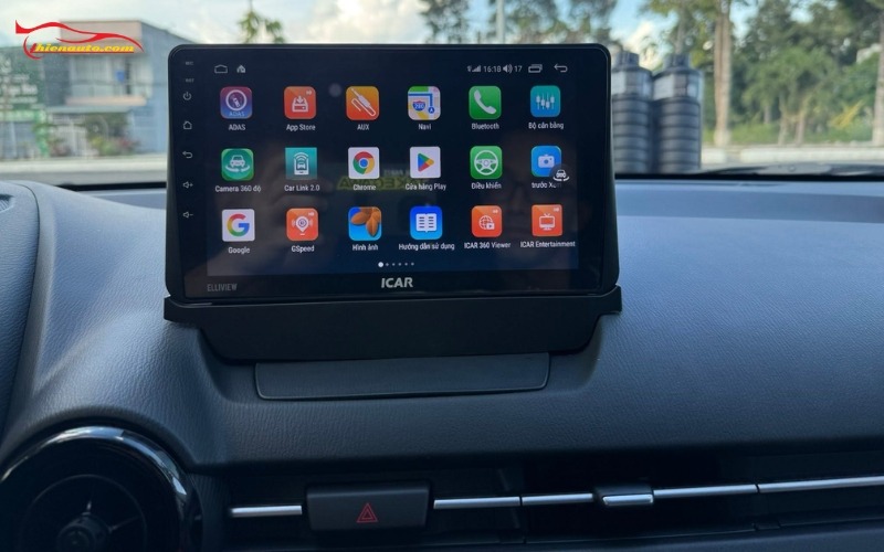 Độ màn Android Mazda 2 Loại nào tốt đáng lắp hiện nay Độ màn hình Android Mazda 2: Màn hình ICAR Elliview SEP NEO