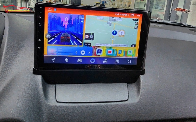 Độ màn hình Android Santek Mazda 2 360