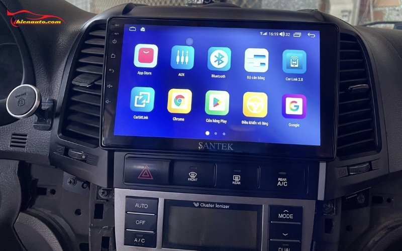 Bảng giá độ màn hình android cho Hyundai SantaFe