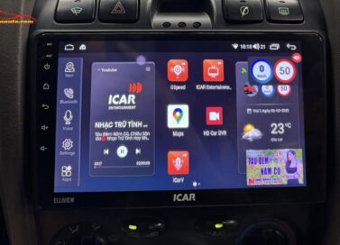 Độ màn hình android cho Hyundai SantaFe: ICAR Elliview U5