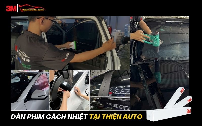 Bảng giá phim cách nhiệt 3M chính hãng 2026 giảm đến 30% Dán phim cách nhiệt ô tô tại Thiện Auto