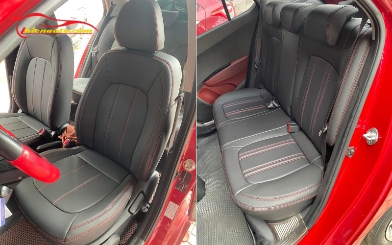 Bọc ghế da Hyundai Grand I10 màu phù hợp với nội thất