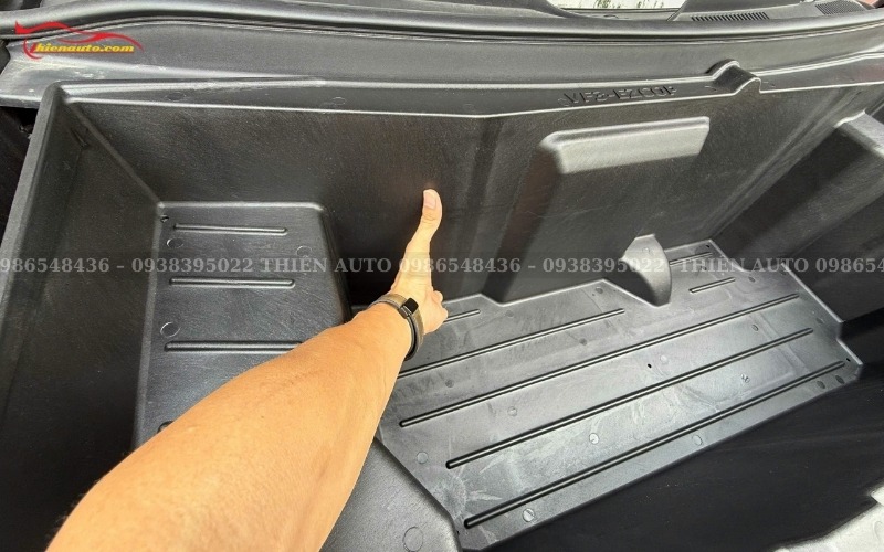 Lòng cốp trước EZCOP VF3 phiên bản mới dung tích lên đến 90 lít