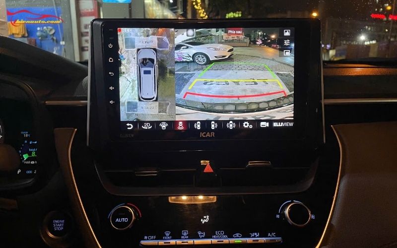 Toyota Cross 2021 lắp màn SEP NEO liền camera 360 ICAR
