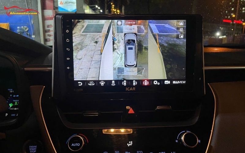 Toyota Cross 2021 lắp màn SEP NEO liền camera 360 ICAR