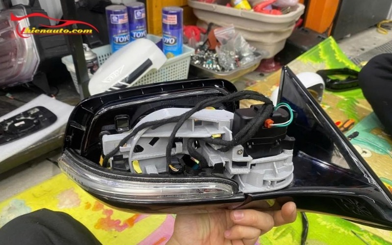 Quy trình độ gập gương chỉnh điện VF6