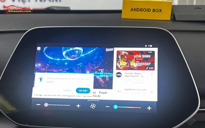 Android Box cho xe VF5