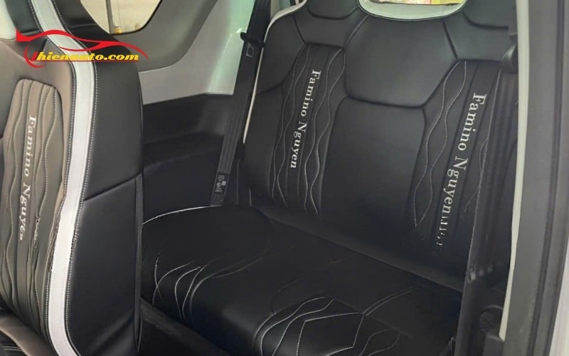 Hình ảnh thực tế bọc ghế da nappa tại Thiện Auto
