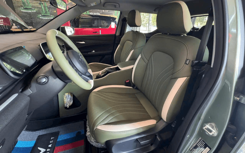 May bọc ghế da nappa VF6