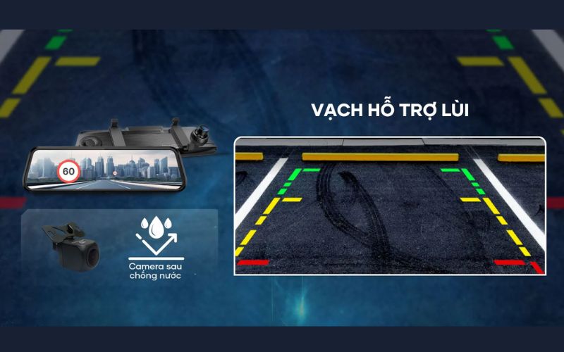 Tính năng hỗ trợ lùi xe vạch an toàn