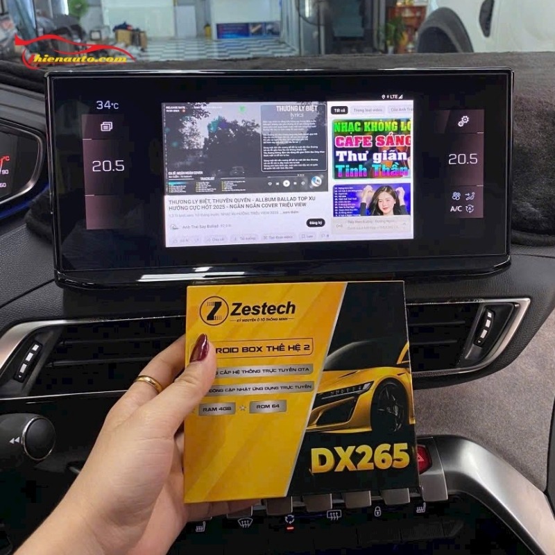 Android box Suzuki Fronx mẫu Zestech DX265 kiểm tra phạt nguôi nhanh chóng theo biển số