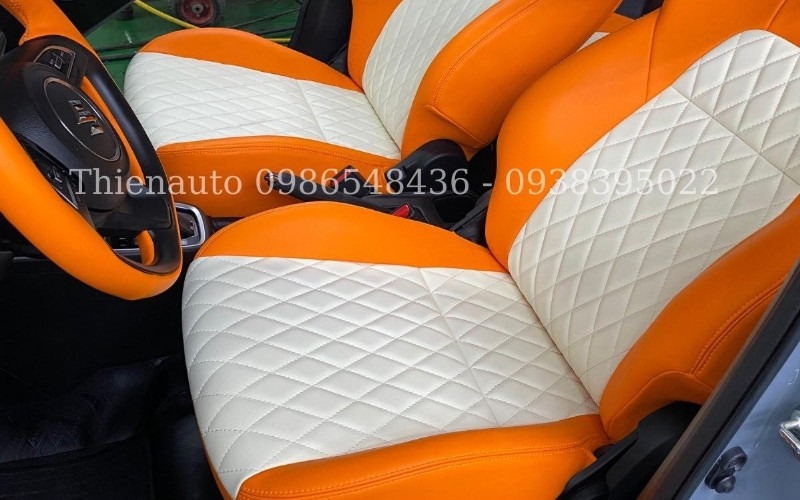 Hình ảnh thực tế bọc ghế da simili Suzuki Swift tại Thiện Auto
