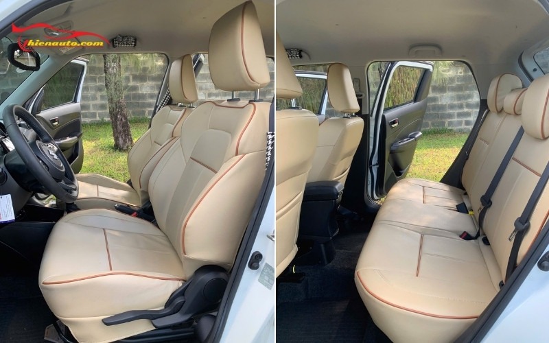 Hình ảnh thực tế bọc ghế da simili Suzuki Swift tại Thiện Auto