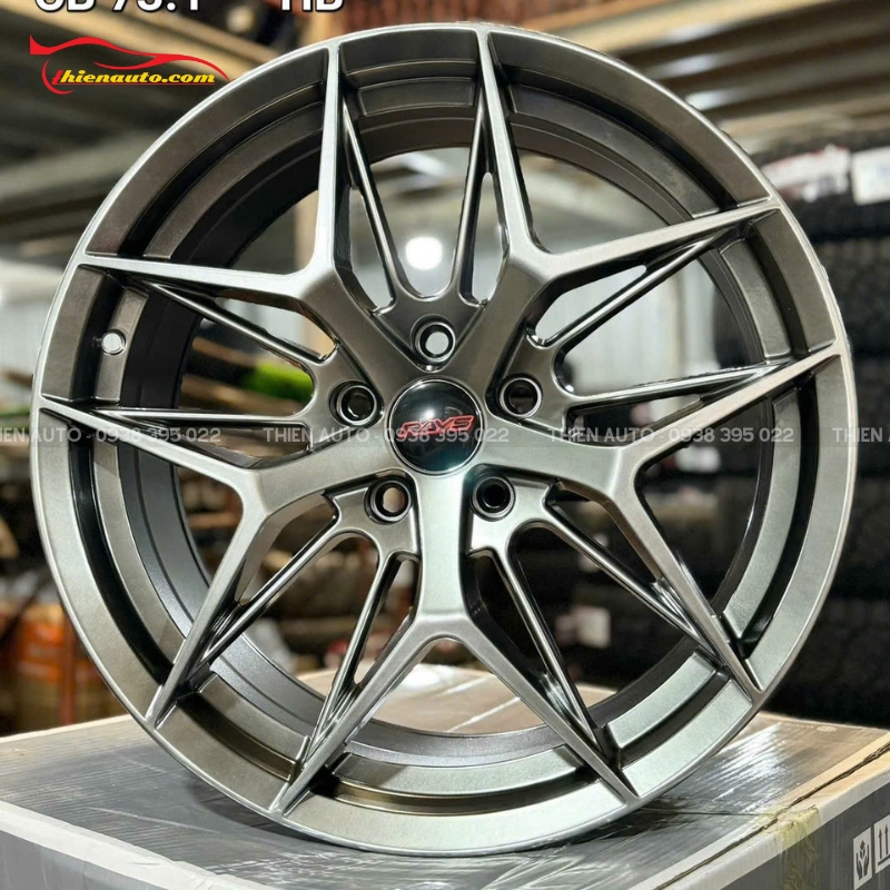 Mẫu độ mâm Vinfast Limo Green R18 đẹp tại Thiện Auto