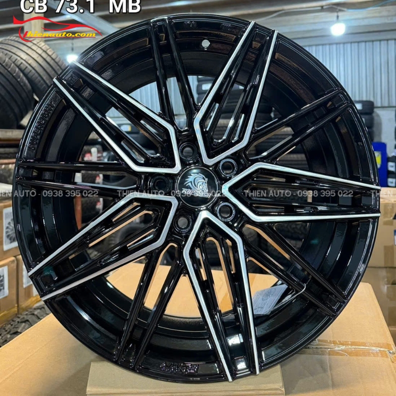 Mẫu độ mâm Vinfast Limo Green R18 đẹp tại Thiện Auto