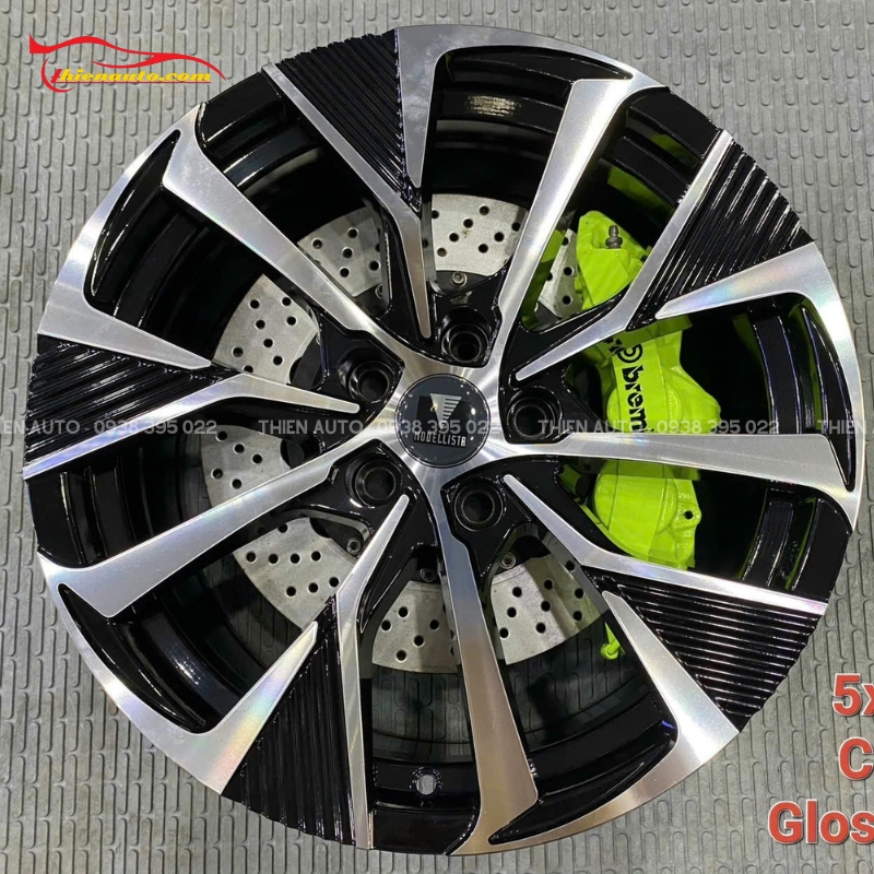 Mẫu độ mâm Vinfast Limo Green R18 đẹp tại Thiện Auto