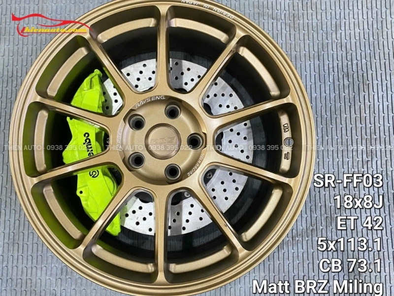 Mẫu độ mâm Vinfast Limo Green R18 đẹp tại Thiện Auto