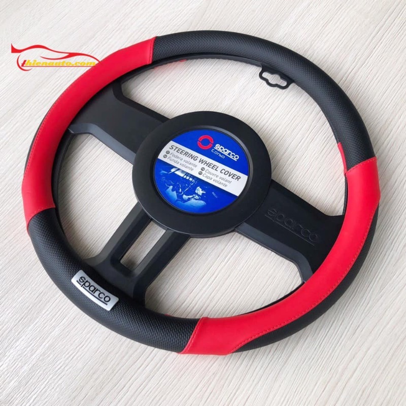 Bọc vô lăng Sparco Vinfast Minio Green cao cấp êm ái