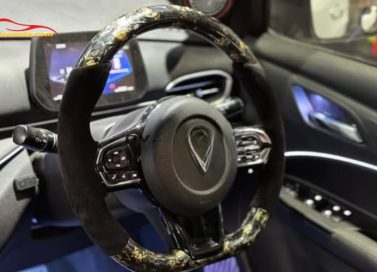 Bọc vô lăng da lộn Vinfast Minio Green thoáng khí, hạn chế ra mồ hôi tay