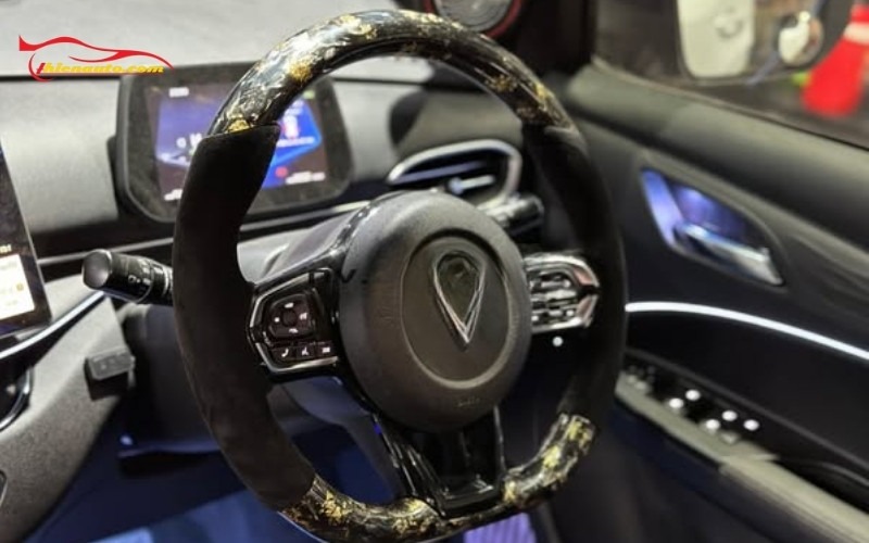 Bọc vô lăng da lộn Vinfast Minio Green thoáng khí, hạn chế ra mồ hôi tay