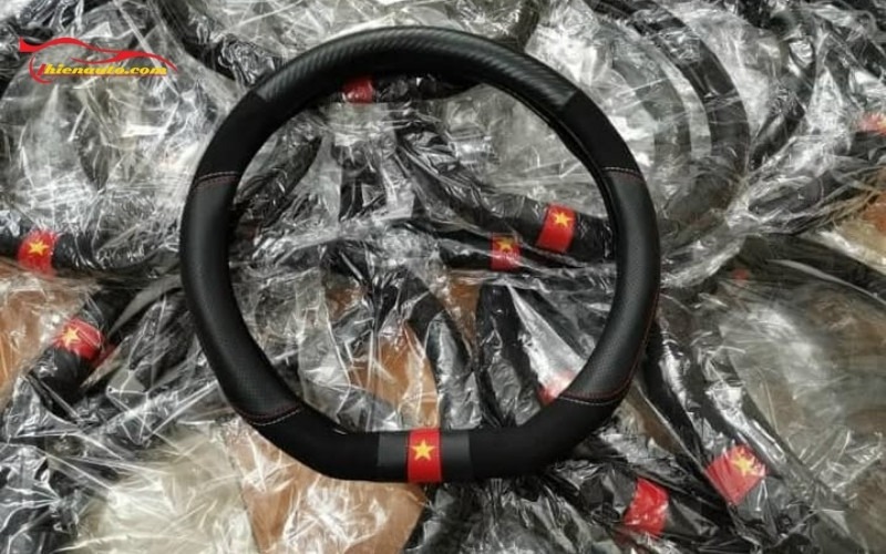 Bọc vô lăng da lộn Vinfast Minio Green bảo vệ vô lăng gốc