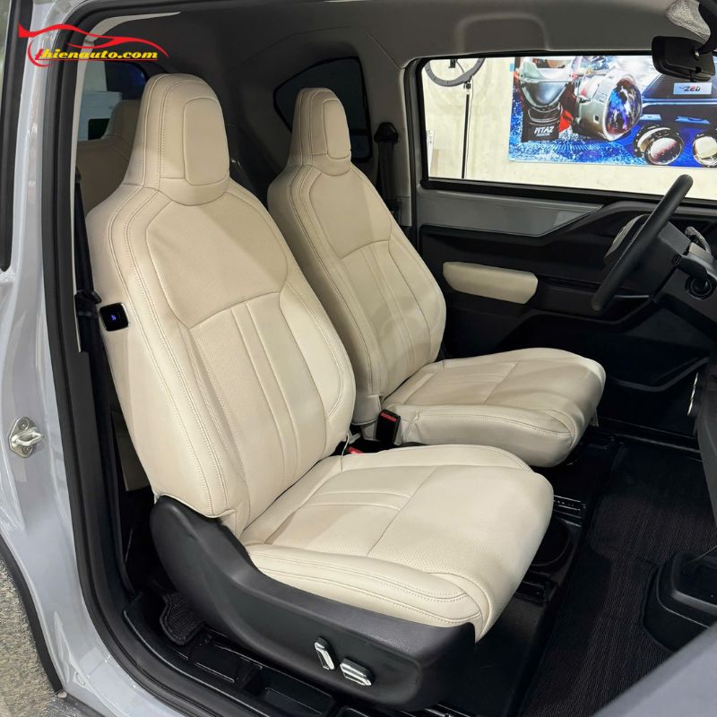 Độ ghế chỉnh điện VinFast Minio Green