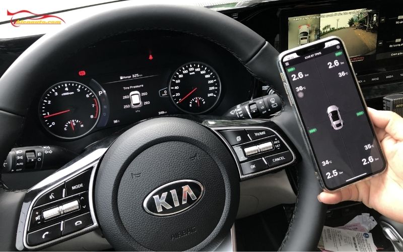 Cảm biến áp suất lốp hiển thị màn ODO